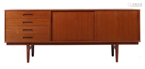 Sideboard mit Schiebetüren und Schubladen 1960er Jahre, wohl...