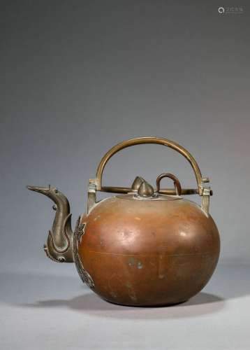 copper beam pot