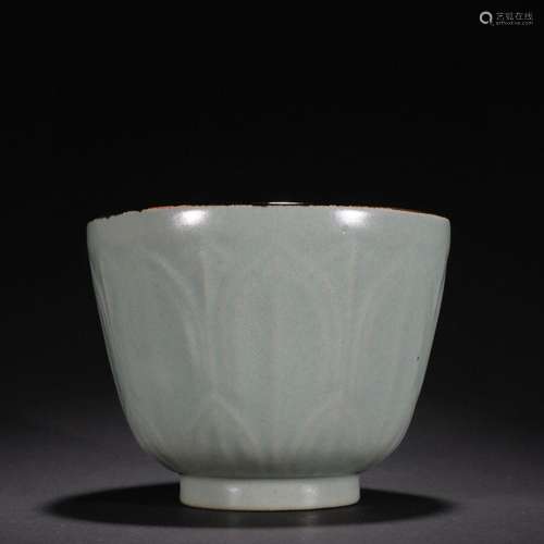 Ru kiln lotus flower pot