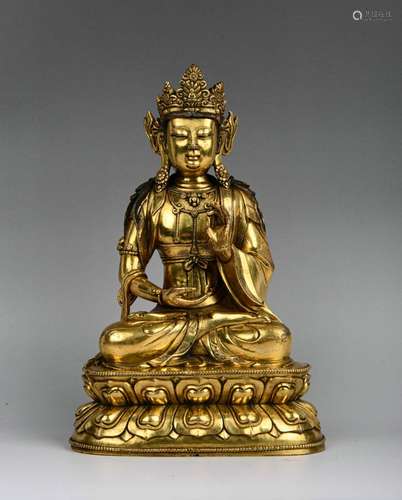 Gilt Bronze Avalokitesvara