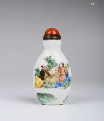 Pastel Character Story Snuff Bottle