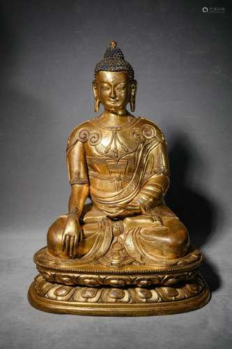 Tibetan Sakyamuni Buddha statue