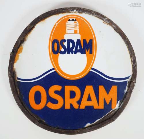 ZAHLTELLER, 1920er Jahre, Osram, runde Form,