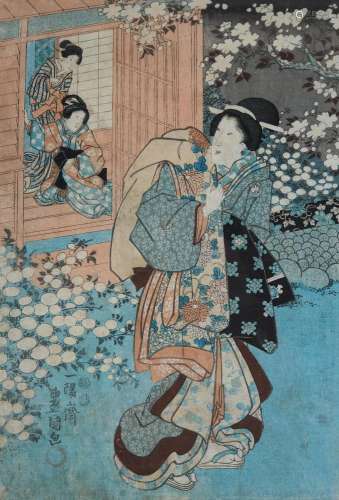 KUNISADA, Utagawa/ UTAGAWA TOYOKUNI III./ GOTOTEI KUNISADA (...