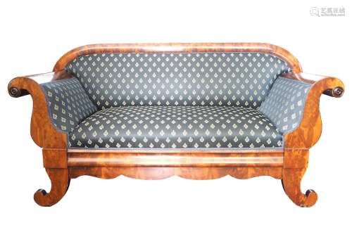 SOFA/ CANAPÉ, späte Biedermeier-Epoche/ Mitte 19.Jh.,