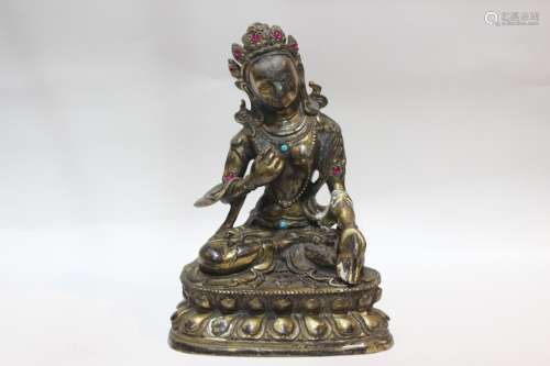 Chinese Gilt Bronze Buddha