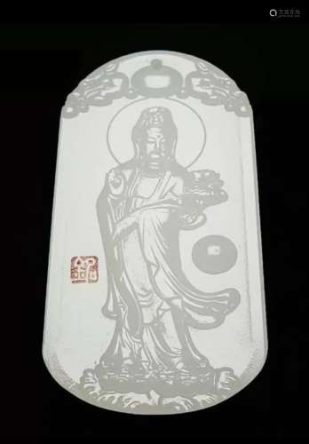 Chinese White Plaque