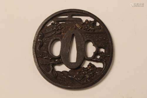 19th.C Japanese Bronze Suba