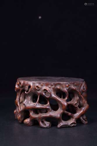 Chinese Bamboo Carved Stand