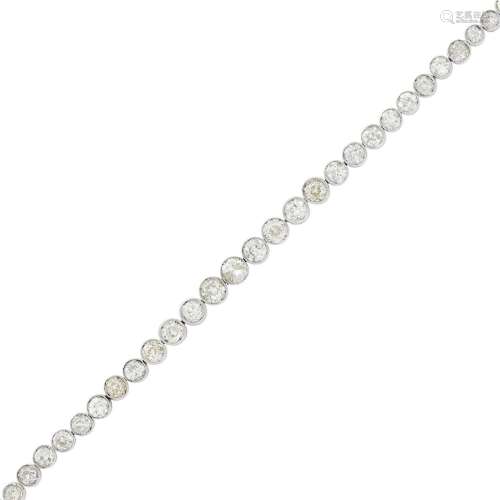 White Gold and Diamond Bracelet