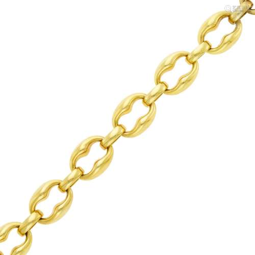 Gold Nautical Link Bracelet