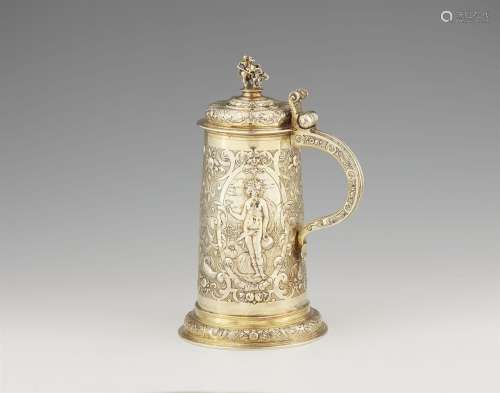 An important Renaissance silver gilt tankard