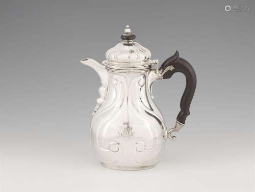 A Celle silver coffee pot