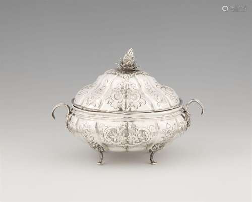 A small Schleswig silver tureen