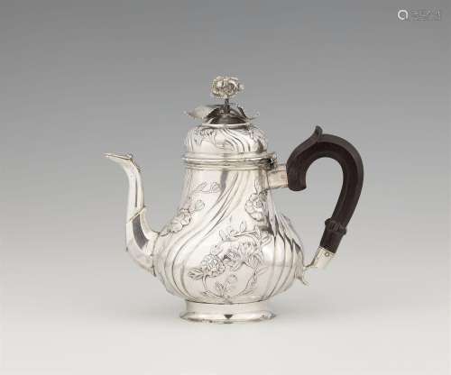 A rare Esen silver teapot