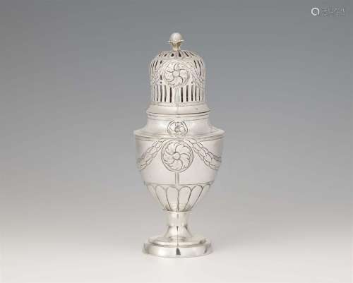 A Berlin silver sugar caster