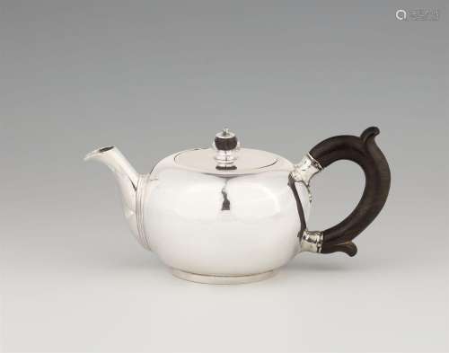 A Kassel silver teapot