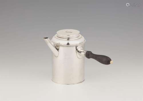 A Göttingen silver hot chocolate pot