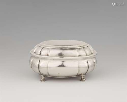 A rare Herford silver sugar box