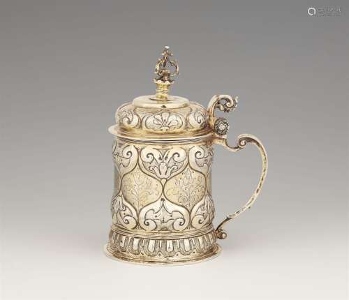 A Nuremberg silver gilt Renaissance tankard