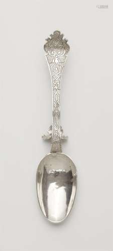 A Nuremberg Régence silver standing spoon