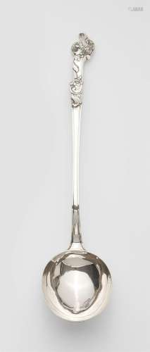An Augsburg Rococo silver ladle