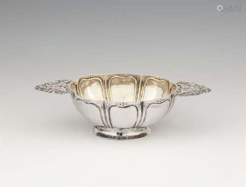 A rare Frisian silver wedding bowl