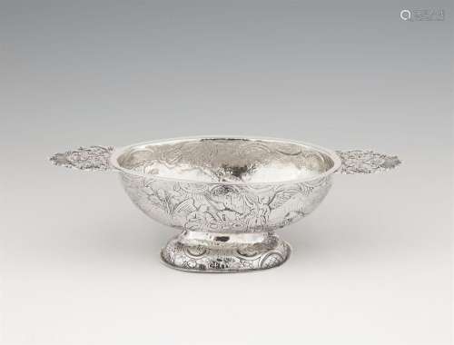 A Leeuwarden silver wedding bowl