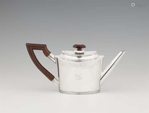 A Rotterdam silver teapot