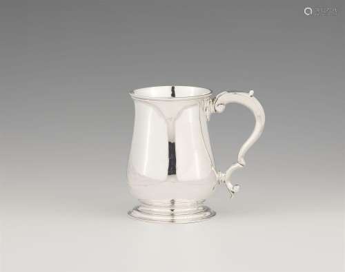 A London George III silver mug