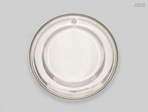 A Parisian silver plate