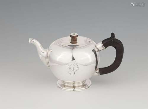 A Lausan silver teapot