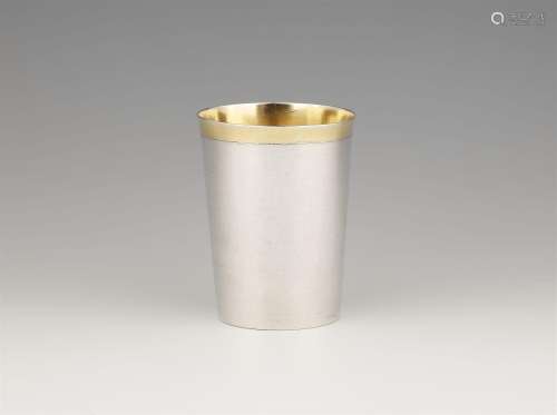 A Lithuanian parcel gilt silver beaker