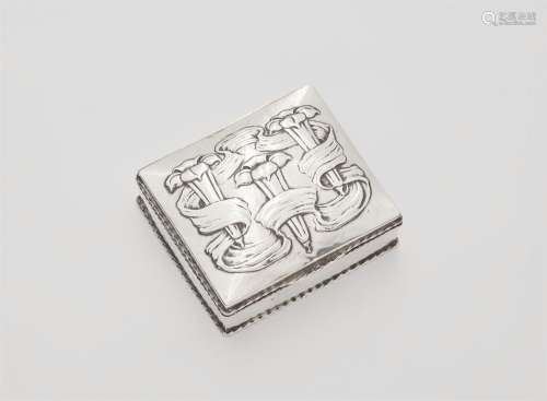 An Arts and Crafts silver box