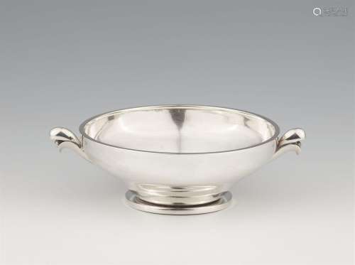 A Hans Hansen silver dish, no. HH 37