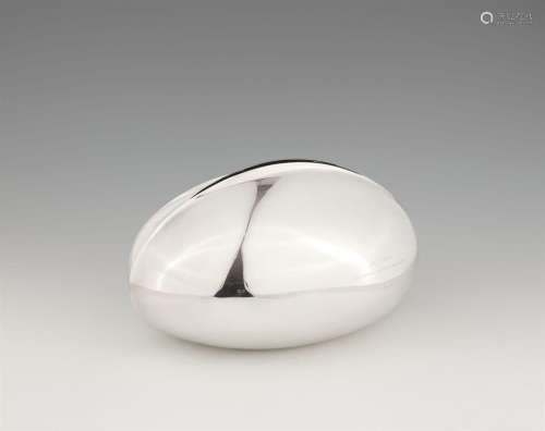 A Milan silver plated metal vase "Noce"