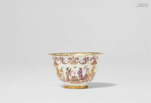 A rare Meissen porcelain tea bowl from the Hosennestel servi...
