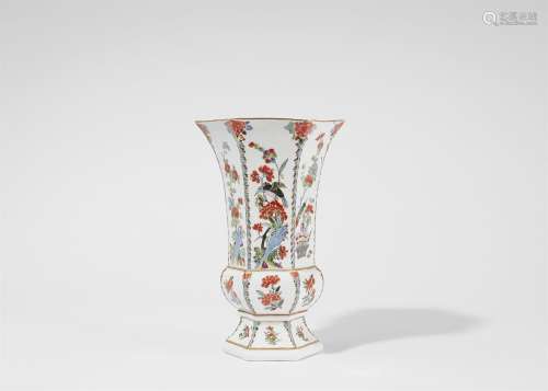 A Meissen porcelain Augustus Rex vase with "indianische...