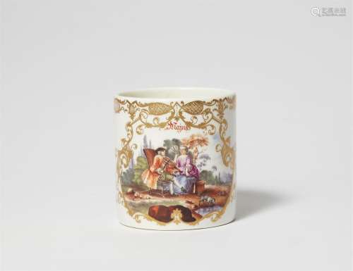 A rare Meissen porcelain beaker "Majus"