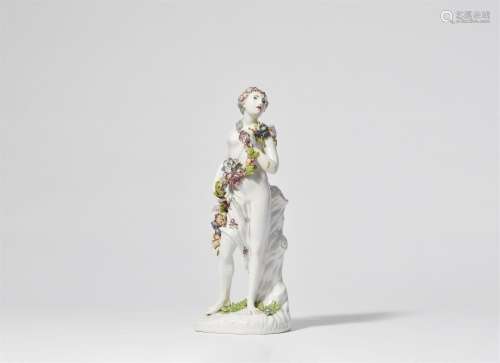 A large Höchst porcelain figure of Flora