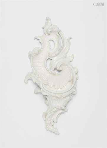A Nymphenburg porcelain holy water stoop
