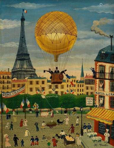 Trotin, Hector (1894-1966) "Ballon üb