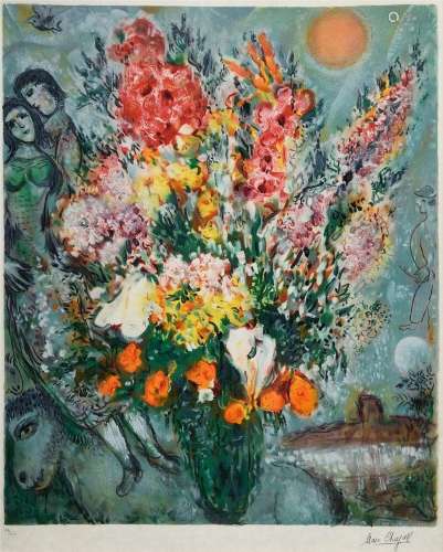 Chagall, Marc (1887-1985) „Bouquet de