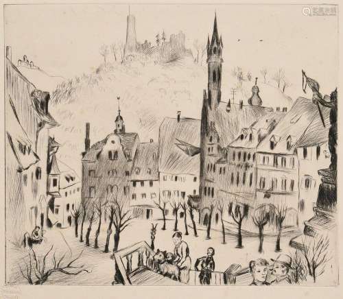 Hubbuch, Karl (1891-1979) „Weinheim“