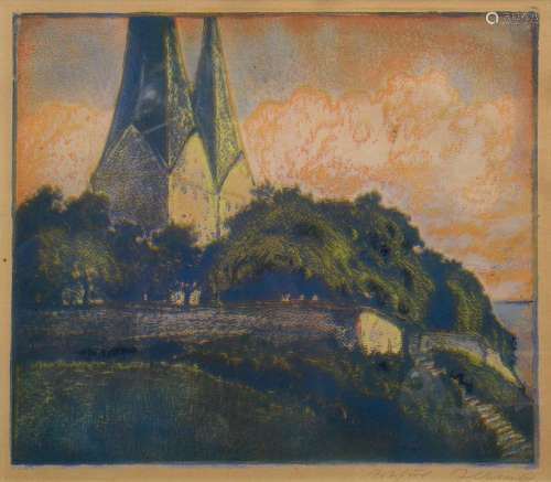 Illies, Arthur (1870-1952) „Kirche in