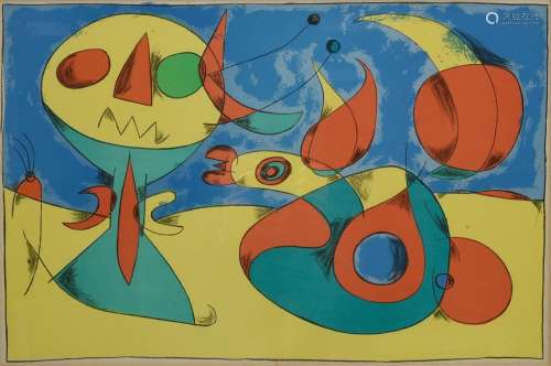 Miró, Joan (1893-1983) „Oiseau Zéphyr