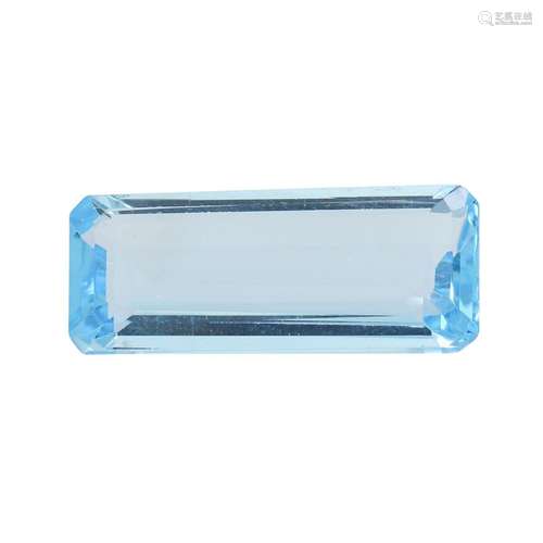 Loser Blautopas von 13,2 ct,