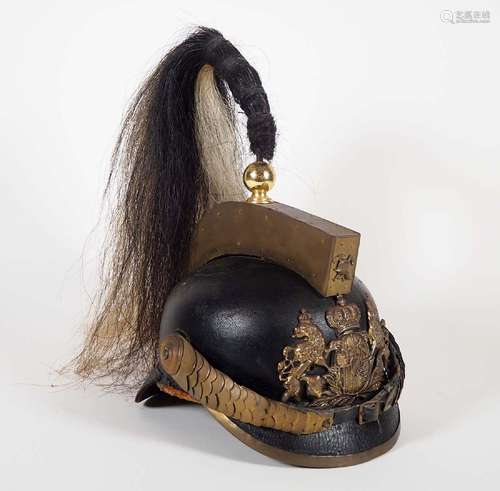 FEUERWEHRHELM, um 1900,