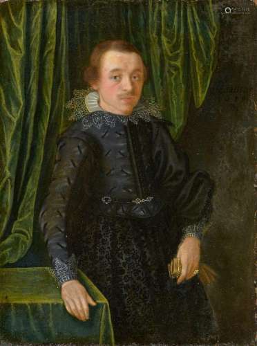 German School early 17th century, Portrait of a Young Man