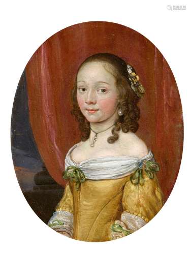 Gerard Terborch, circle of, Portrait of a Girl